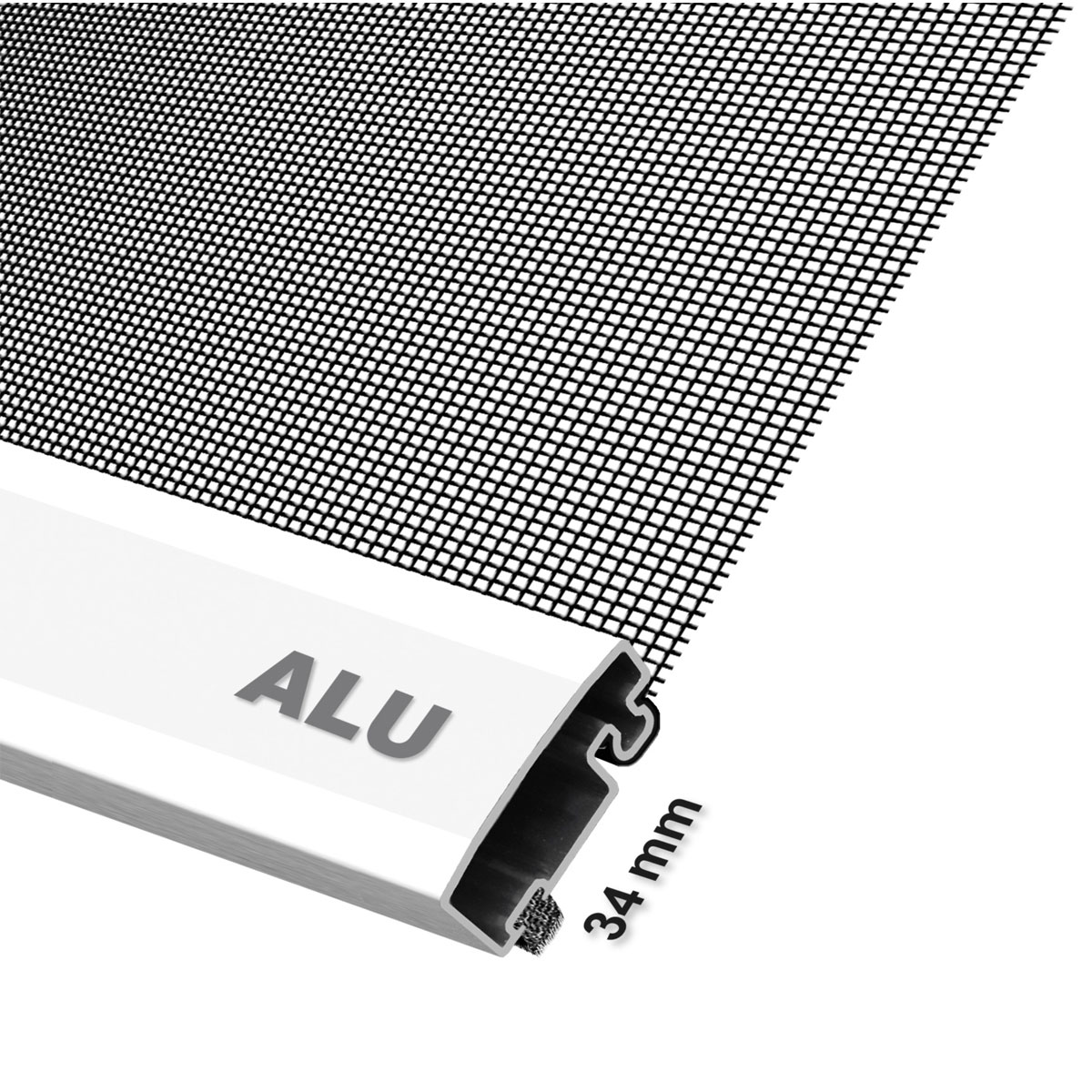 Schellenberg  Insektenschutz-Fenster Telescope 140 x 150 cm weiß Bild 2