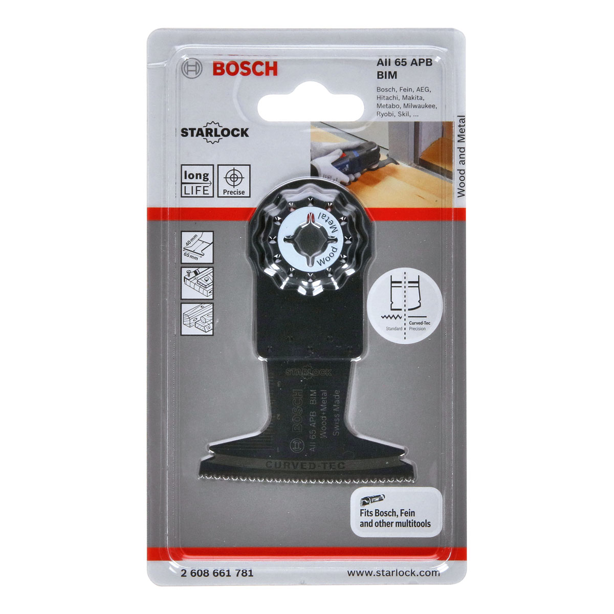 Bosch Professional  BIM Tauchsägeblatt AII 65 APB Wood and Metal 40 x 65 mm Bild 2