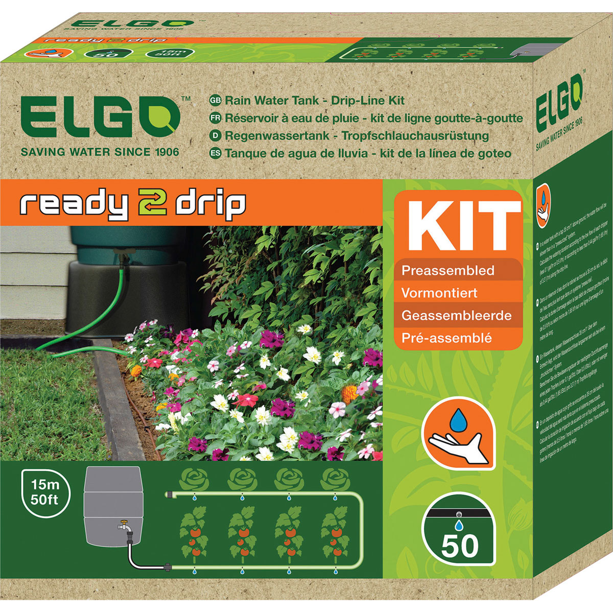 Bewässerungskit „RWK50“ für Regentonne