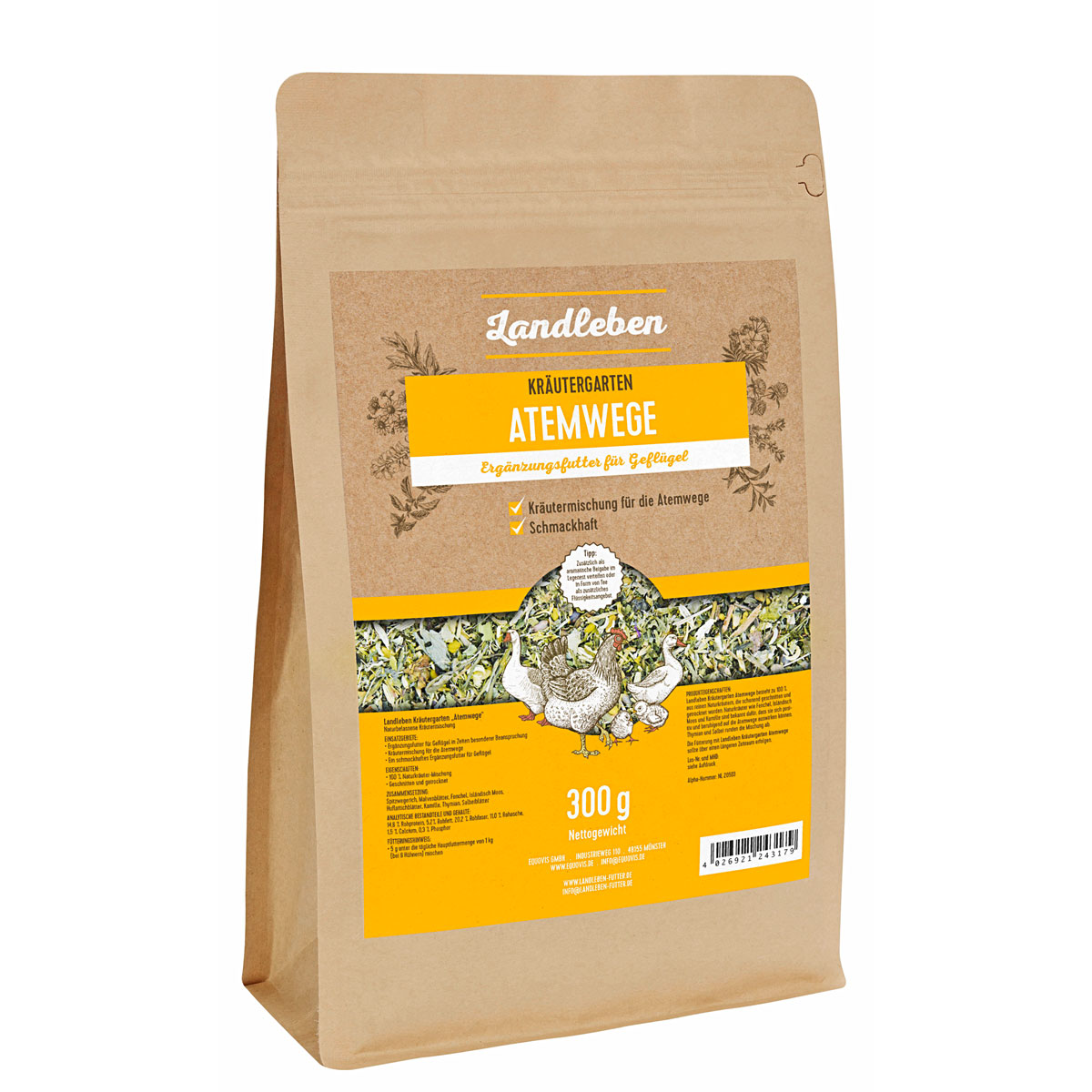 Futterspezialität Kräutergarten 300 g