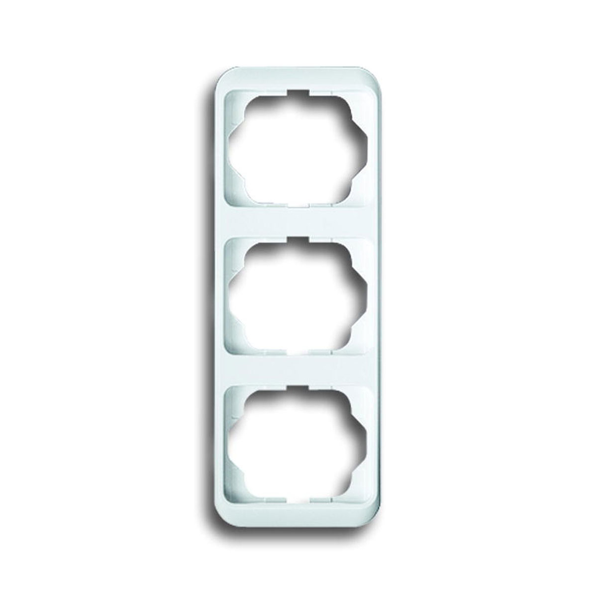 Busch-Jaeger Abdeckrahmen Alpha Nea alpinweiß 3-fach Senkrecht