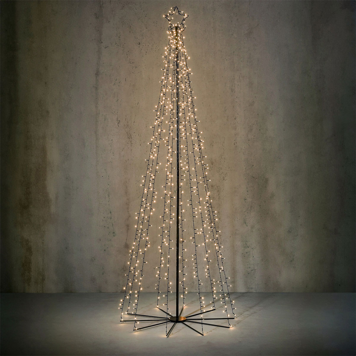 LED-Lichterbaum 185 x 75 cm