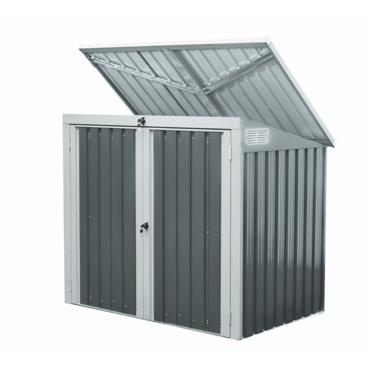 Westmann Mülltonnenbox 2x 240 L 101x158x134 cm Bild 4