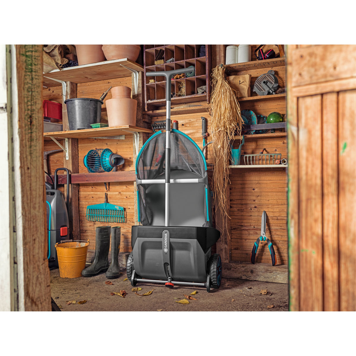 Gardena  Laub- und Rasensammler schwarz Bild 3