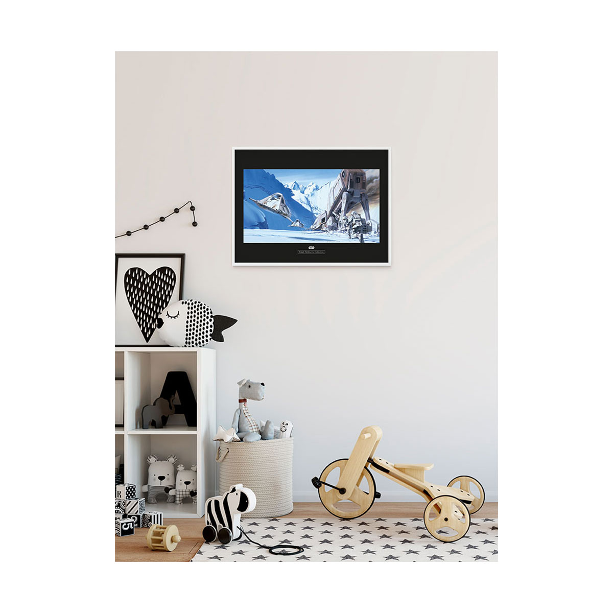 Komar  Wandbild Star Wars Classic Hoth Battle Snowspeeder 70x50 cm Bild 3