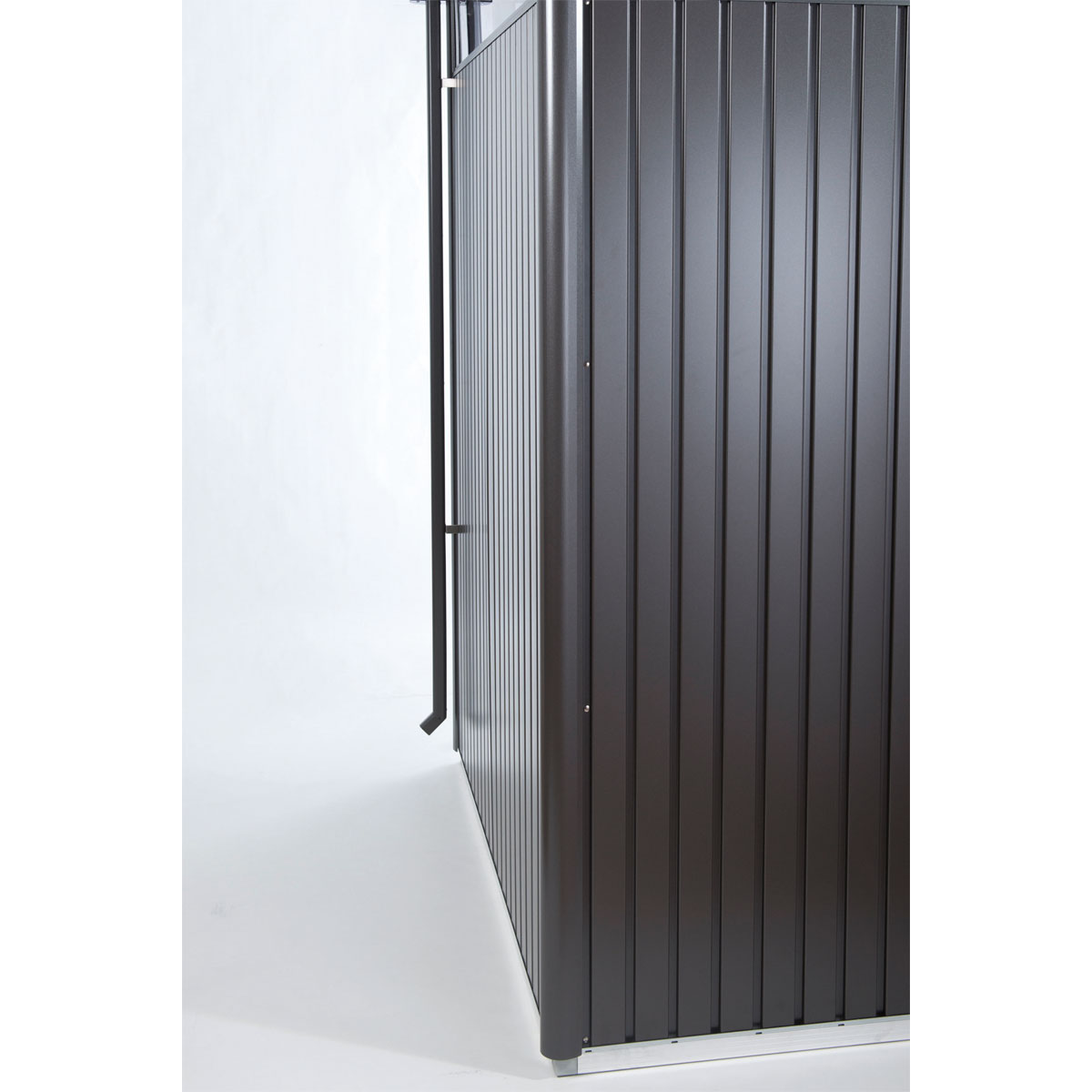 Biohort Regenfallrohr-Set Panorama dunkelgrau-metallic 2 Stück