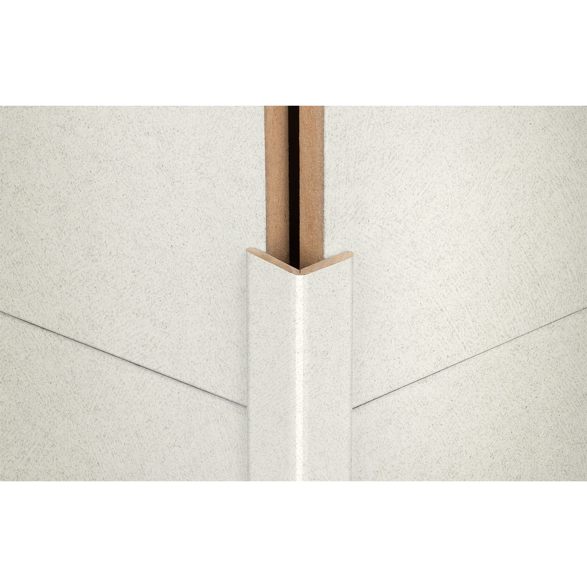 Faltleiste weiß Struktur 2,6 m