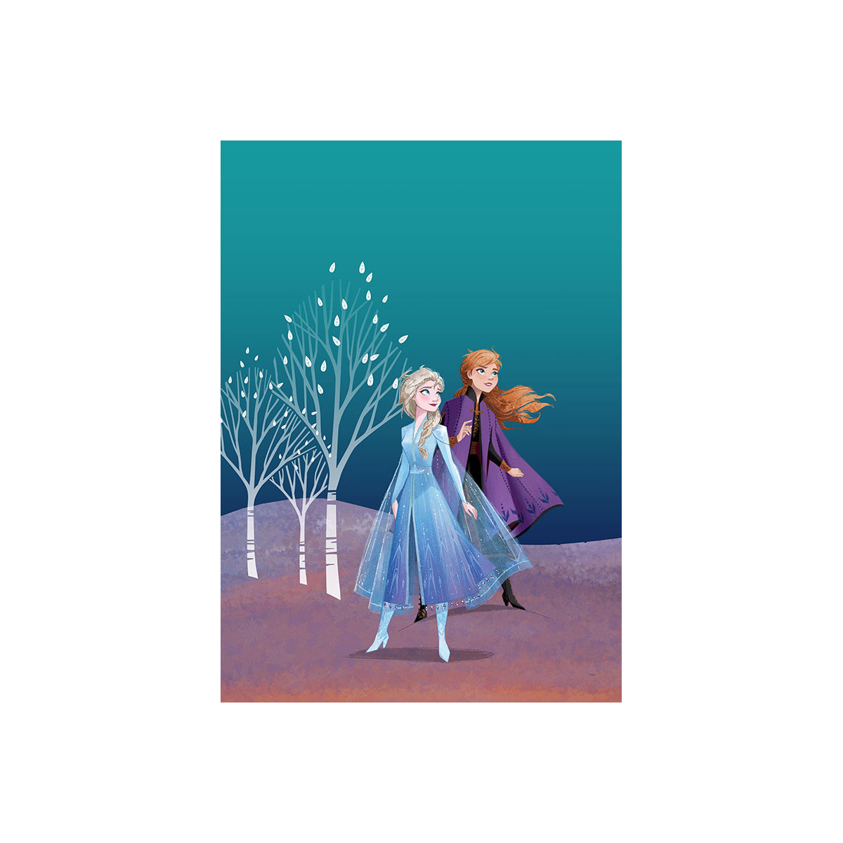 Komar  Wandbild Frozen Sisters 40x50 cm Bild 1