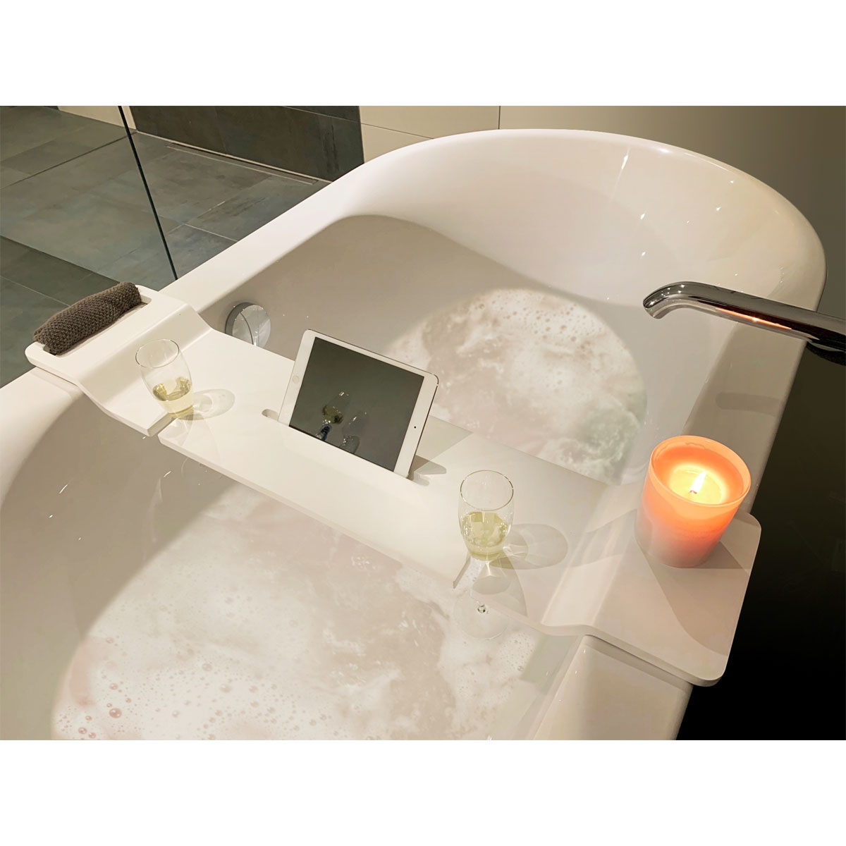 Wenko  Badewannenbrücke Matera Badewannenablage Bild 8