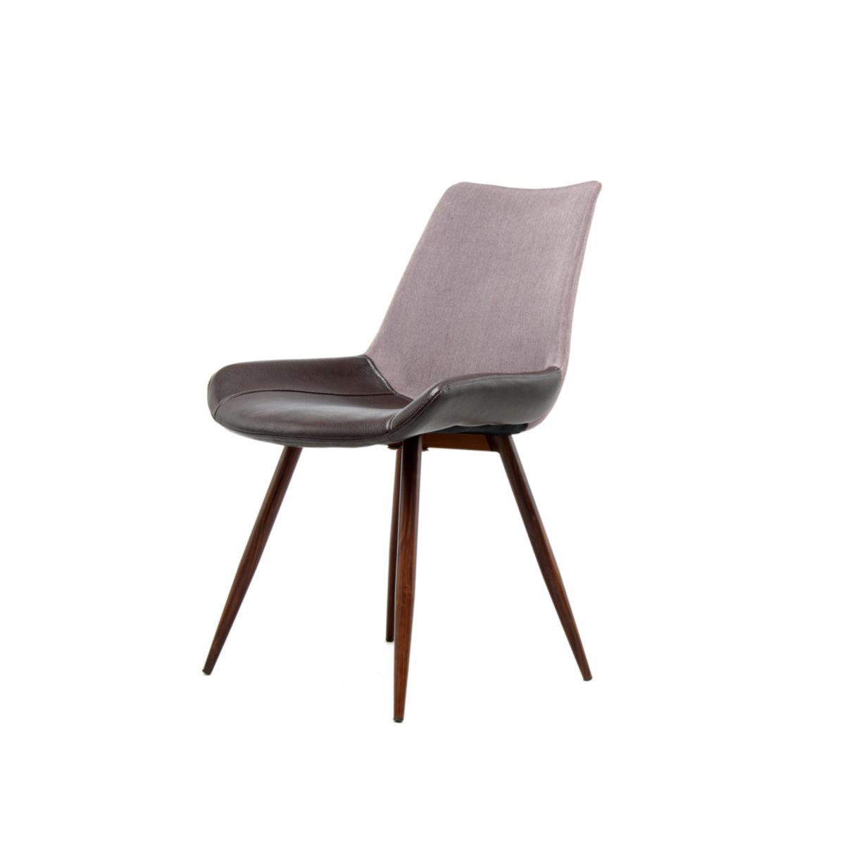 Stuhl Evergreen 110 2er-Set violett dunkelbraun