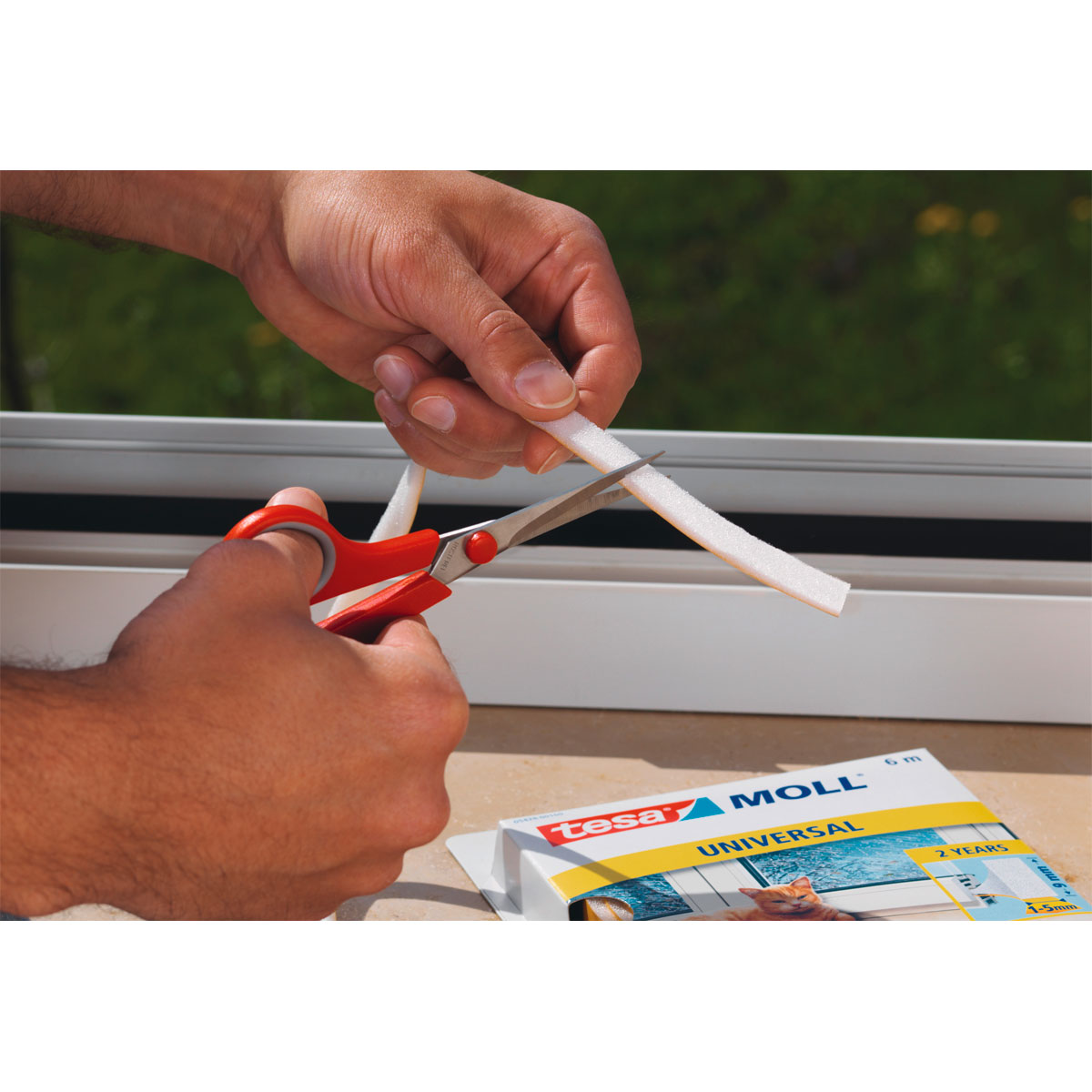 Tesa moll Schaumstoff-Dichtung 6 m 9 x 6 mm Bild 2