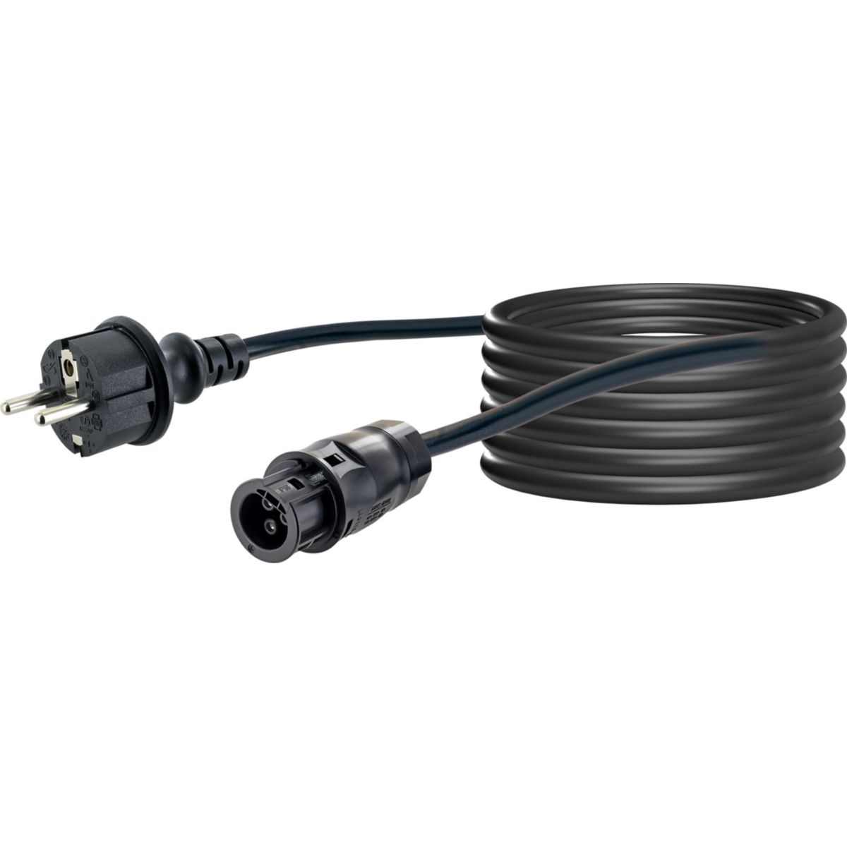 Schwaiger Anschlusskabel Batterie auf Schuko für Wechselrichter 10 m  Bild 2