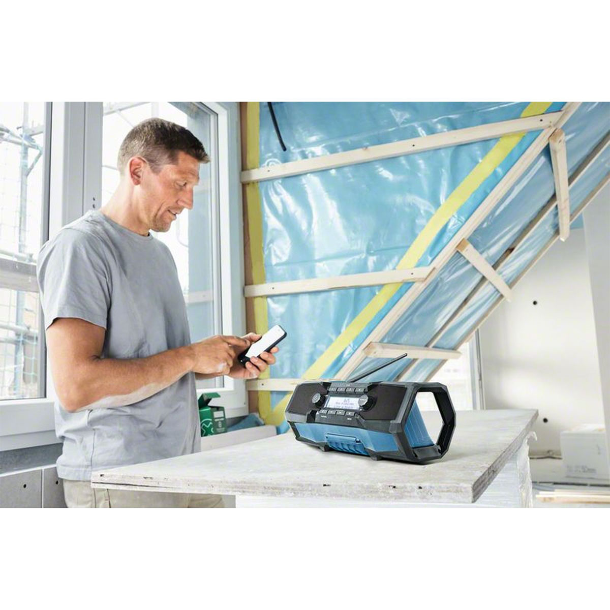 Bosch Professional  Akku-Radio GPB 18V-2 SC 15 W Bild 3
