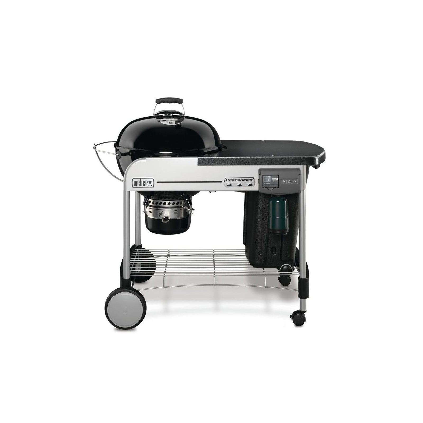 Weber Holzkohlegrill Performer Deluxe GBS 57 cm schwarz Bild 1