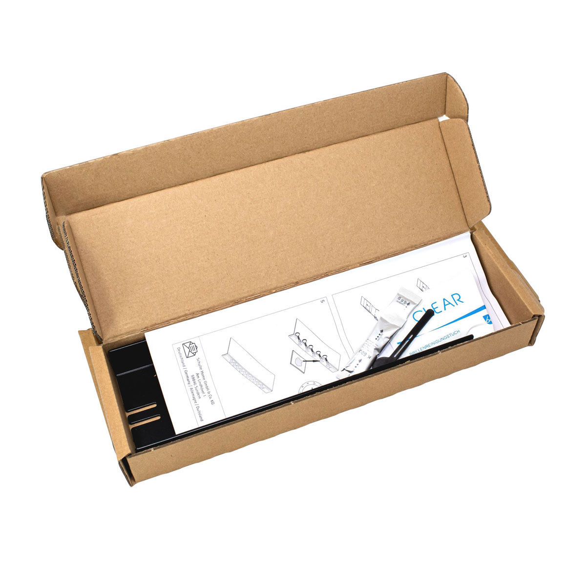 Schulte  Duschablage zum Kleben Größe S Mattschwarz Bild 8