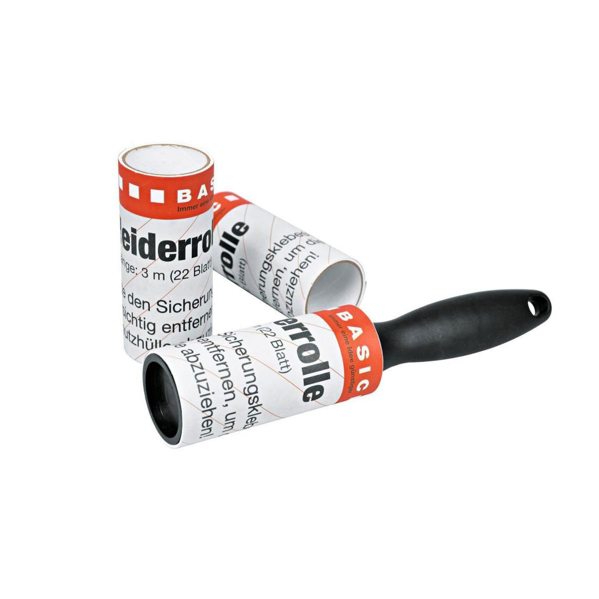 Basic Fusselrolle 3m 22 Blatt mit 2 Ersatzrollen