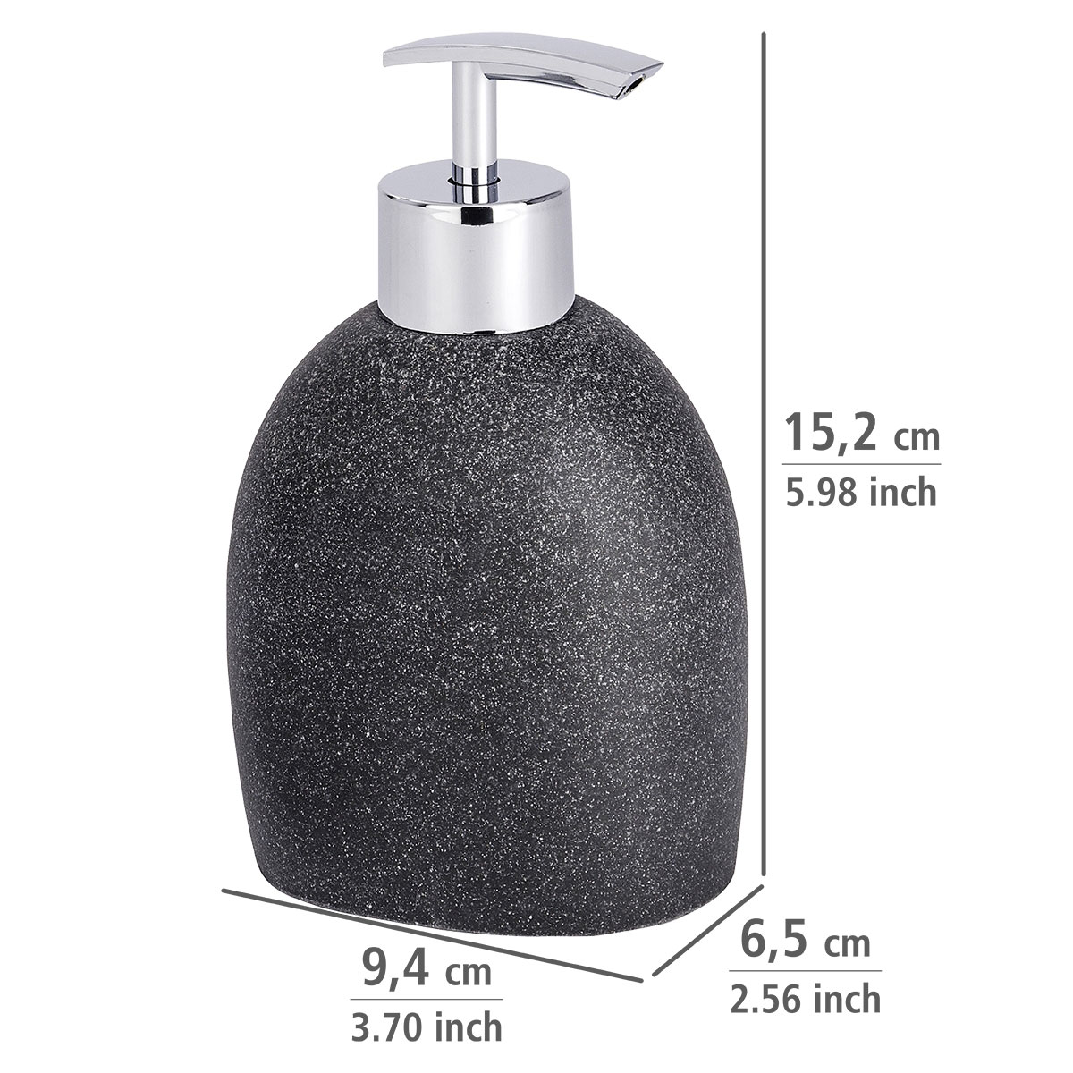 Wenko Seifenspender Puro anthrazit ca 295 ml Bild 3