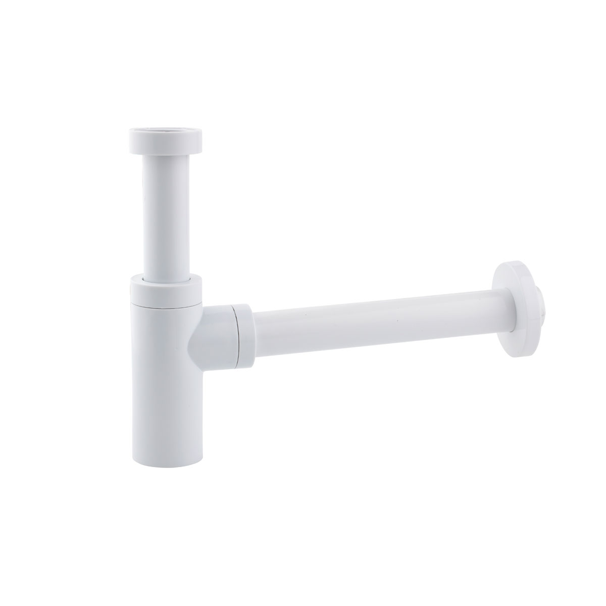 Kirchhoff Flaschensiphon weiß 1 1/4" x 32 mm rund Bild 1