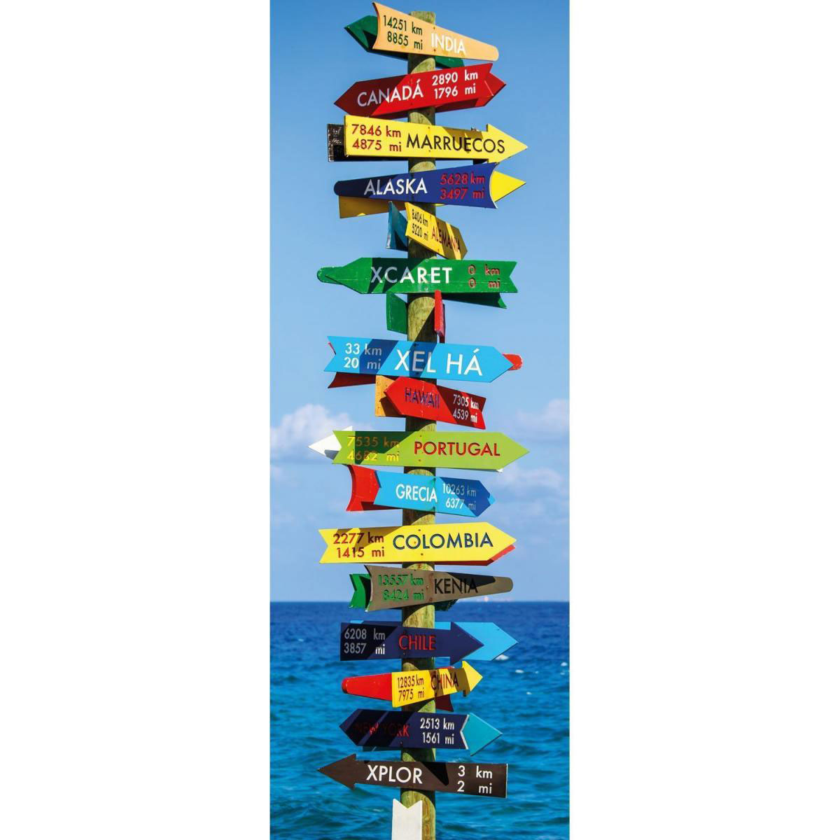 Komar Vlies-Fototapete Donde 1-teilig 100 x 280 cm Bild 1