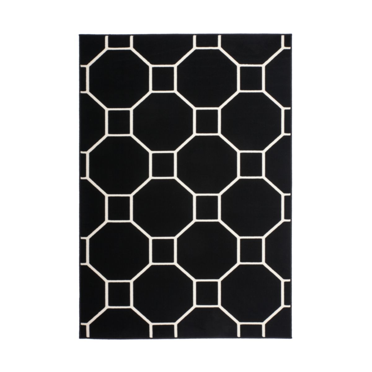 Lina 125 Schwarz / Elfenbein 160cm x 230cm