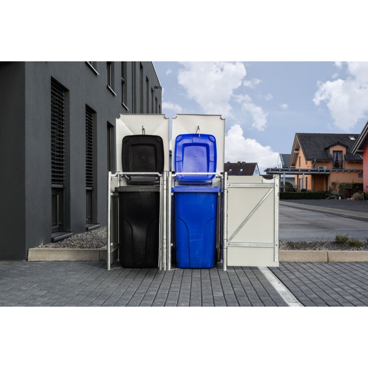 Mülltonnenbox Hide 2x 240 L 81x140x115 cm Bild 6