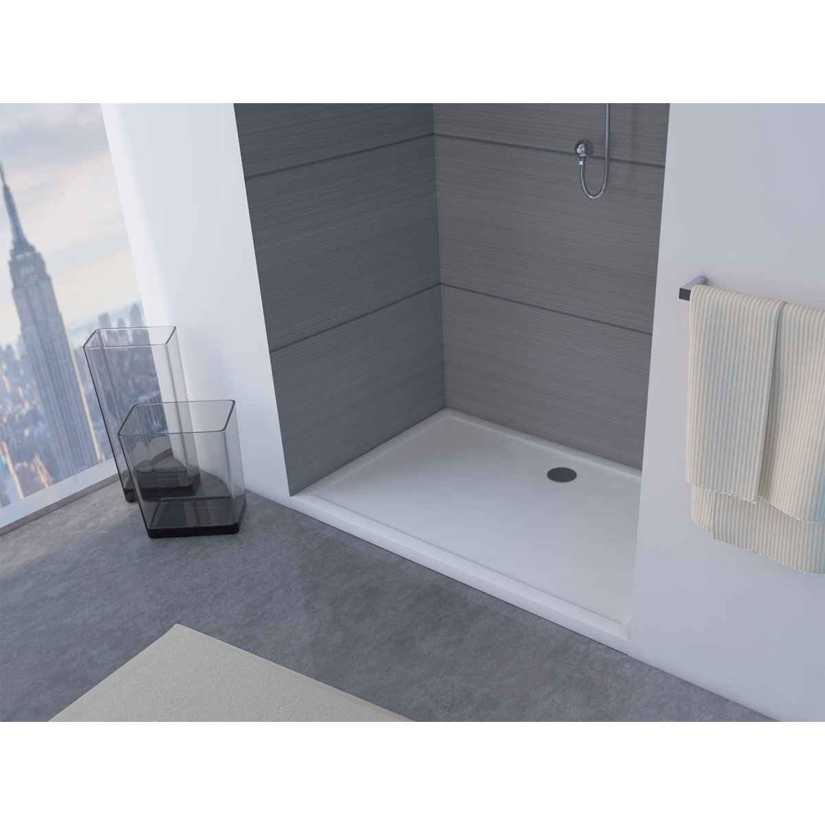 Aurlane Duschtasse Pure Acryl 140 x 90 cm Bild 1