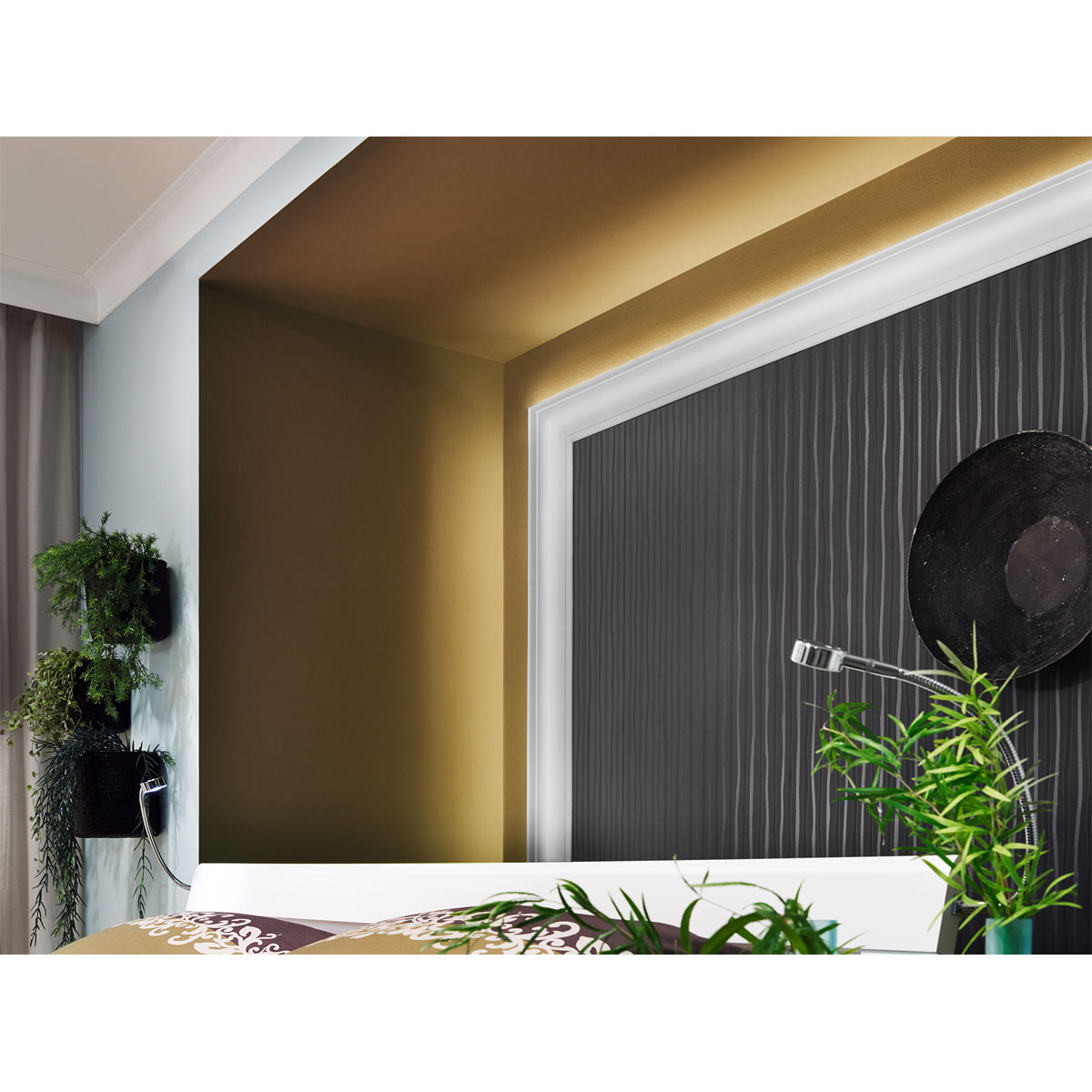 Zierprofil Saskia weiß 1 x 2 m Bild 4