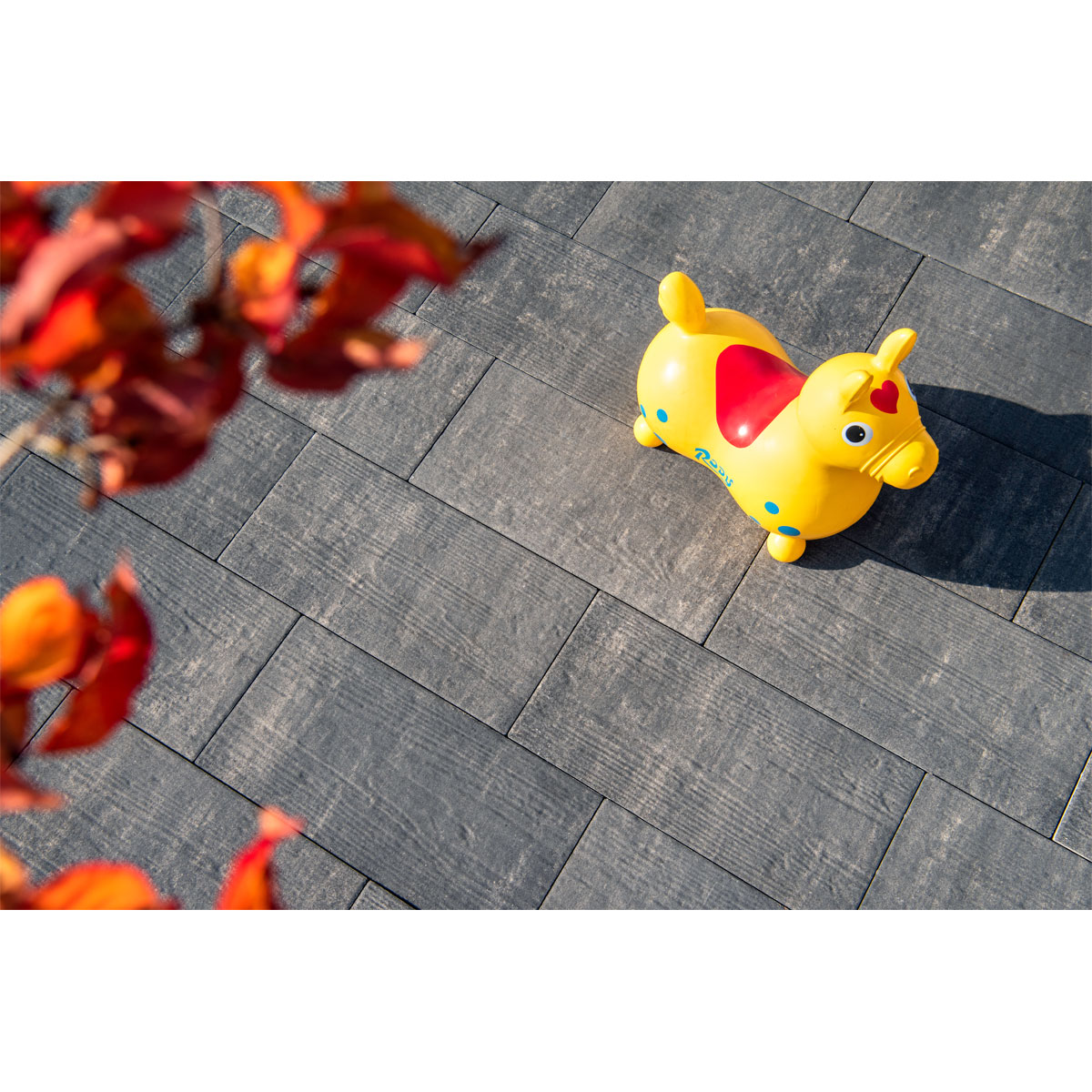 Diephaus  Terrassenplatte Holzstruktur Quarzit 60 x 30 x 4 cm Bild 2