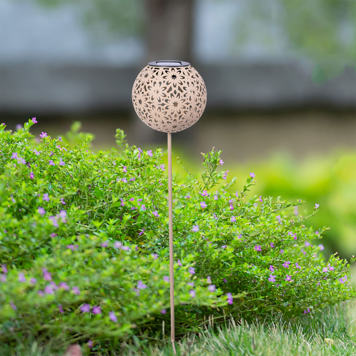 Flector Garten LED Solarspiess beige Bild 3