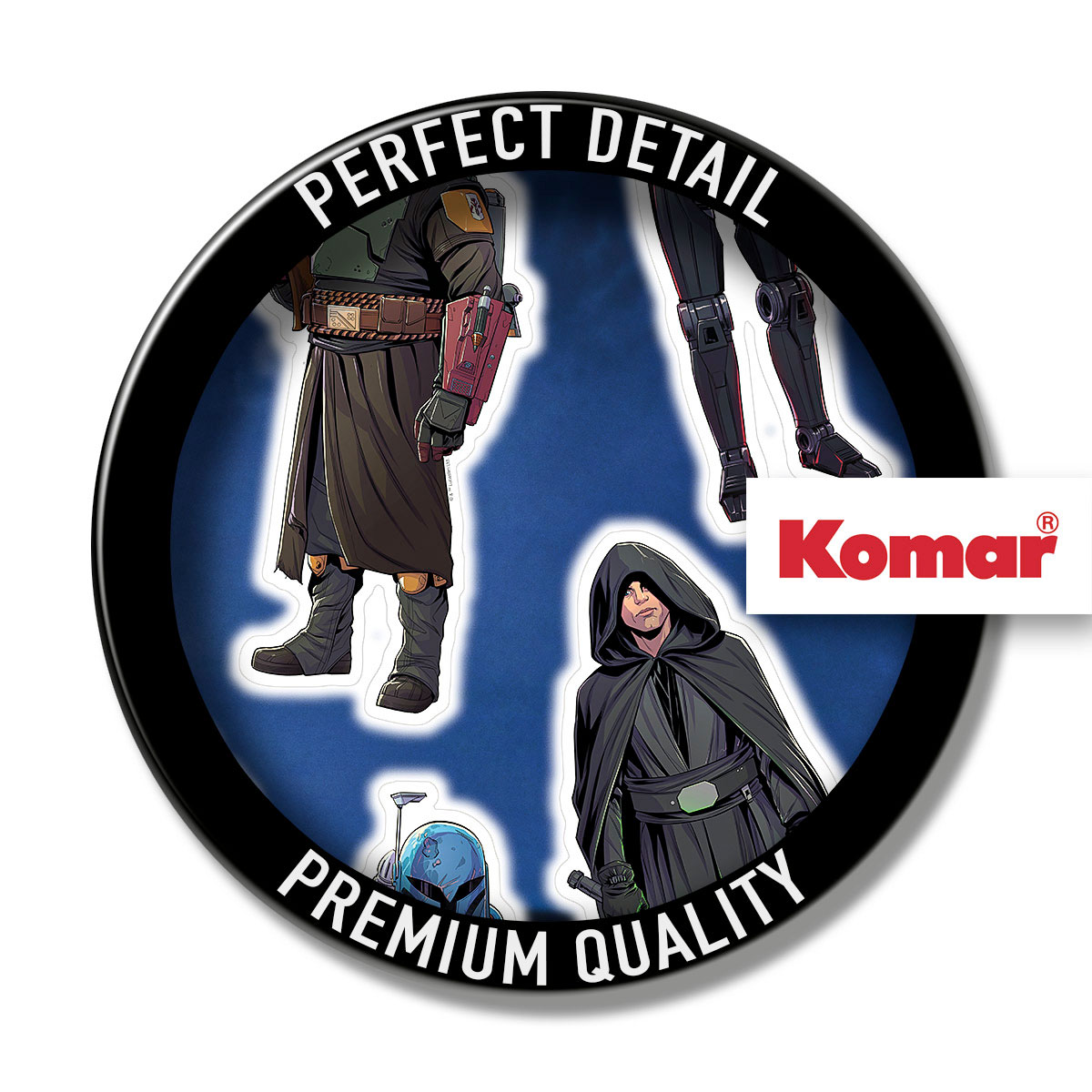 Komar  Wandtattoo Mandalorian Iconic Figures 100x70 cm Bild 3