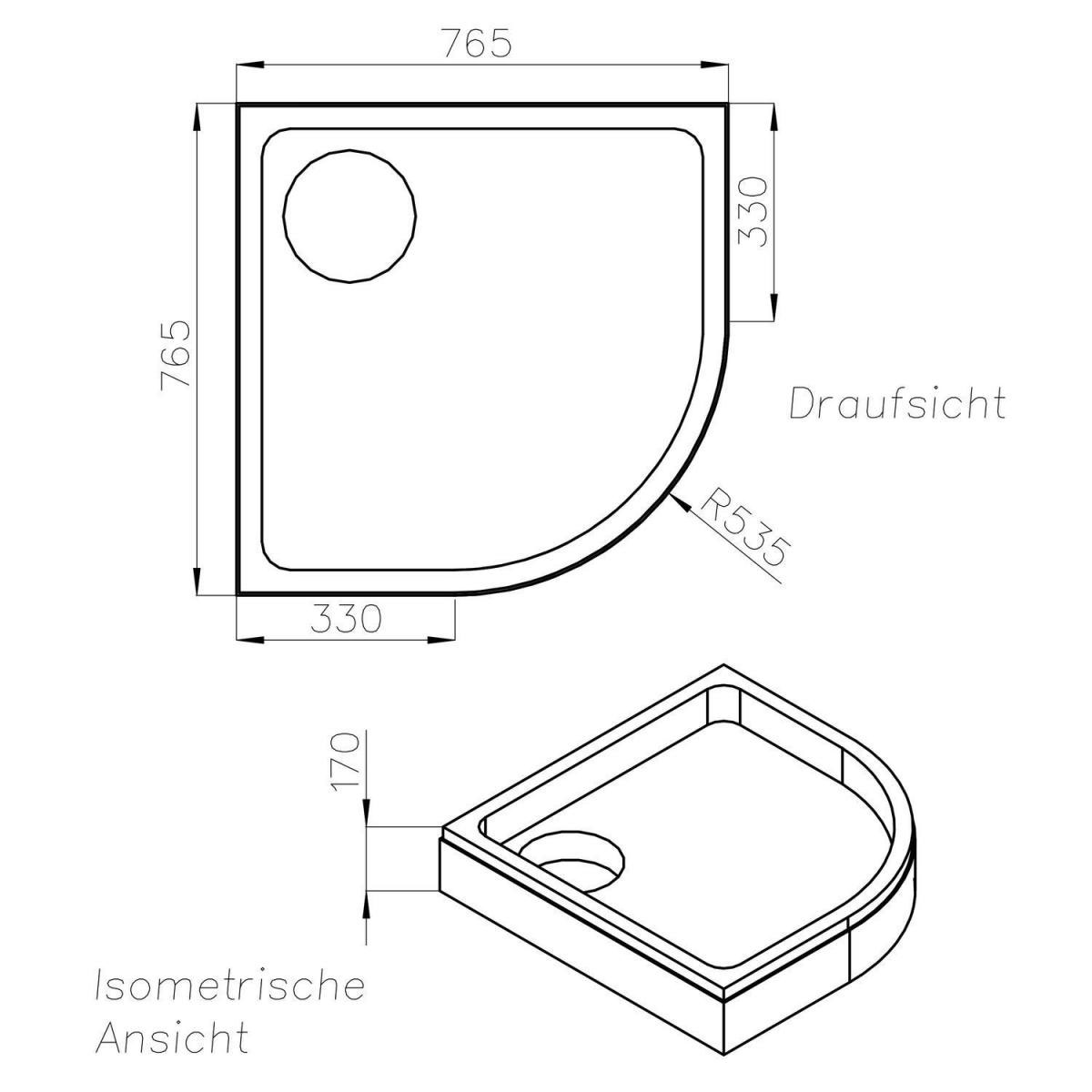 Ottofond Wannenträger zu Kraton 80 x 80 cm Bild 2