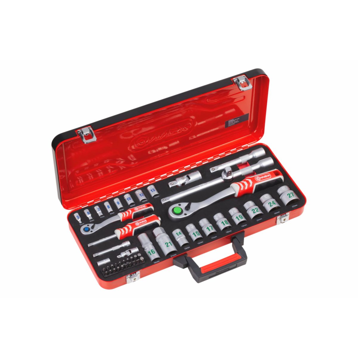 Connex Steckschlüssel Set 1/4"+1/2" 48tlg.