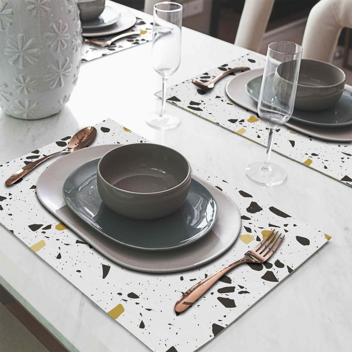 MySpotti Tischset Terrazzo 4er-Set rechteckig Bild 1