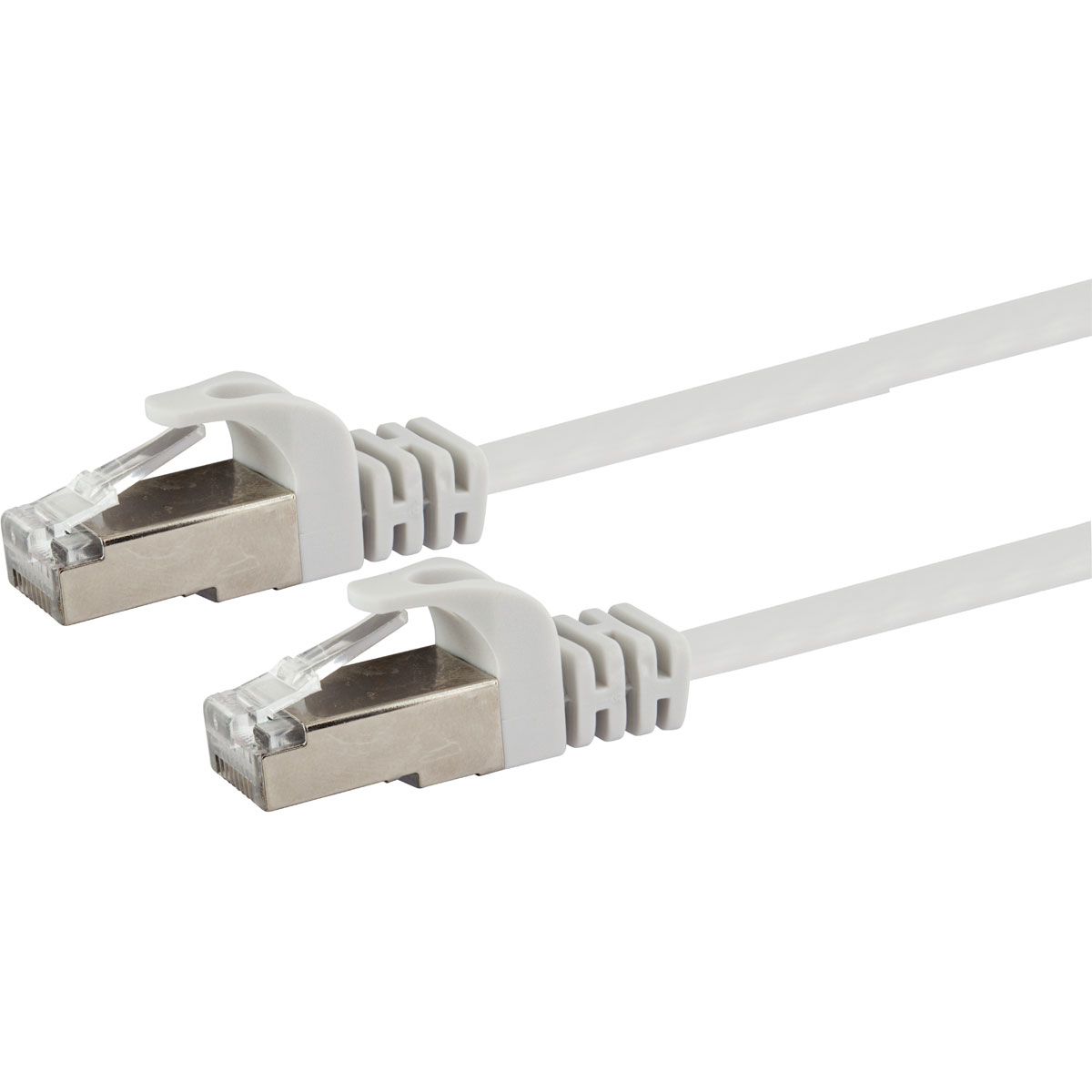 Schwaiger Ntzwerk-Flachkabel CAT6,10m weiß Bild 4