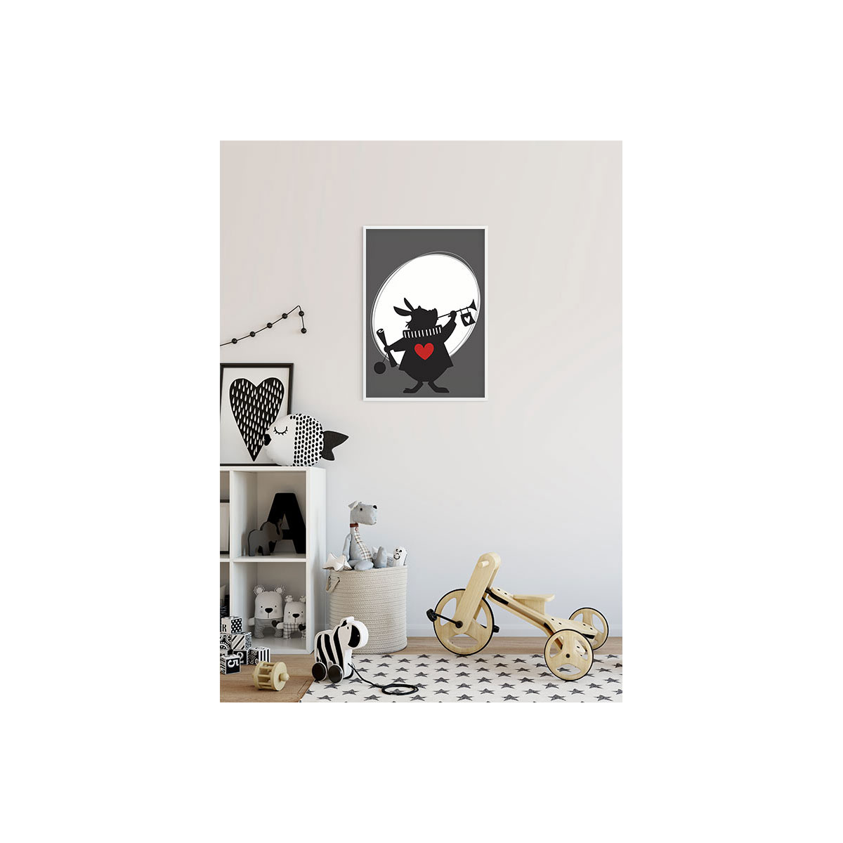 Komar  Wandbild Alice Rabbit 50x70 cm Bild 5
