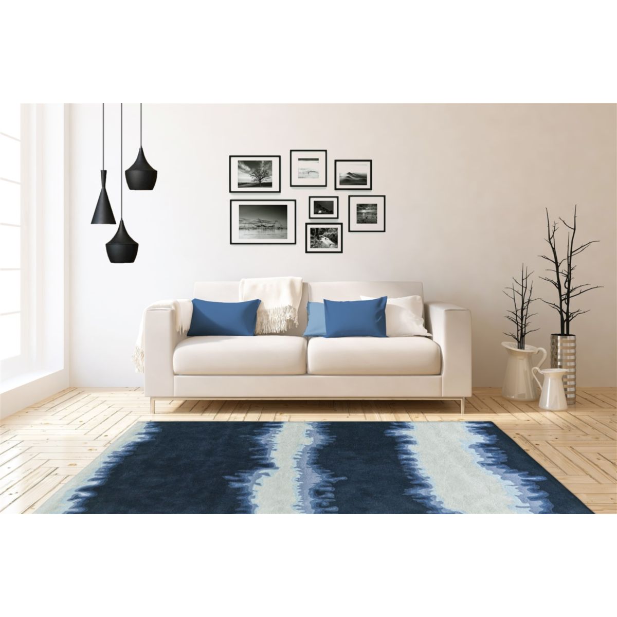 Spirit 3090 Blau / Weiß 170cm x 240cm Bild 2