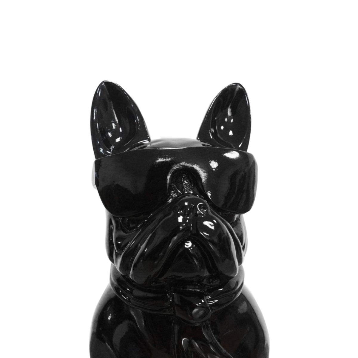 Skulptur Bulldog 125 schwarz Bild 5