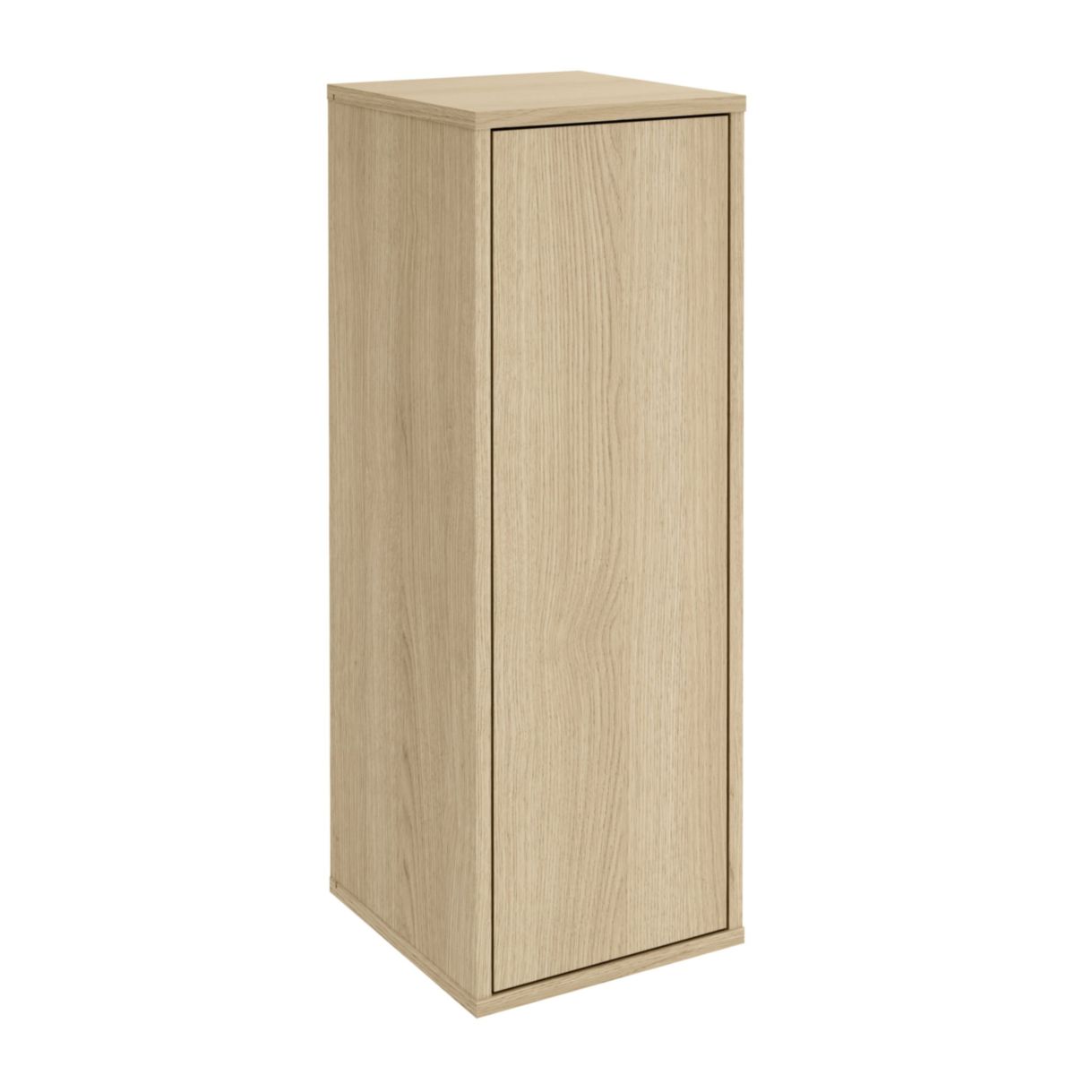 Fackelmann Compactline Midischrank Lindberg 1 Tür 302x842x320mm Push-To-Open