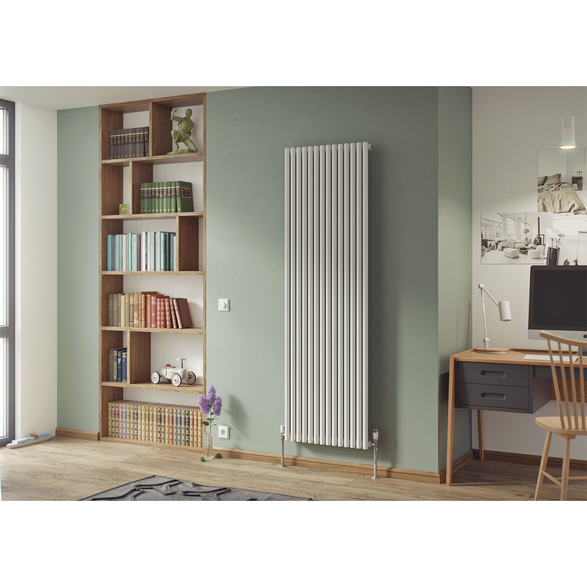 Ximax  Raumheizkörper Kamino 1800 x 590 mm 1425 Watt Weiß