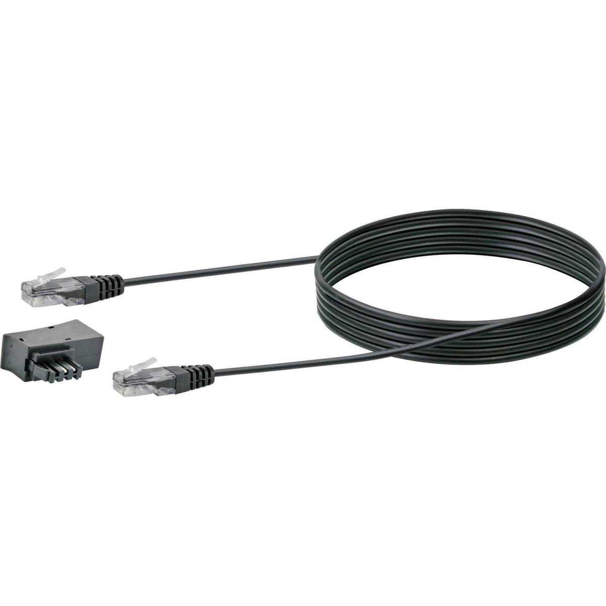 Schwaiger TAE/DSL-Leitung/Steckeradapter mit Modemkabel 3 m