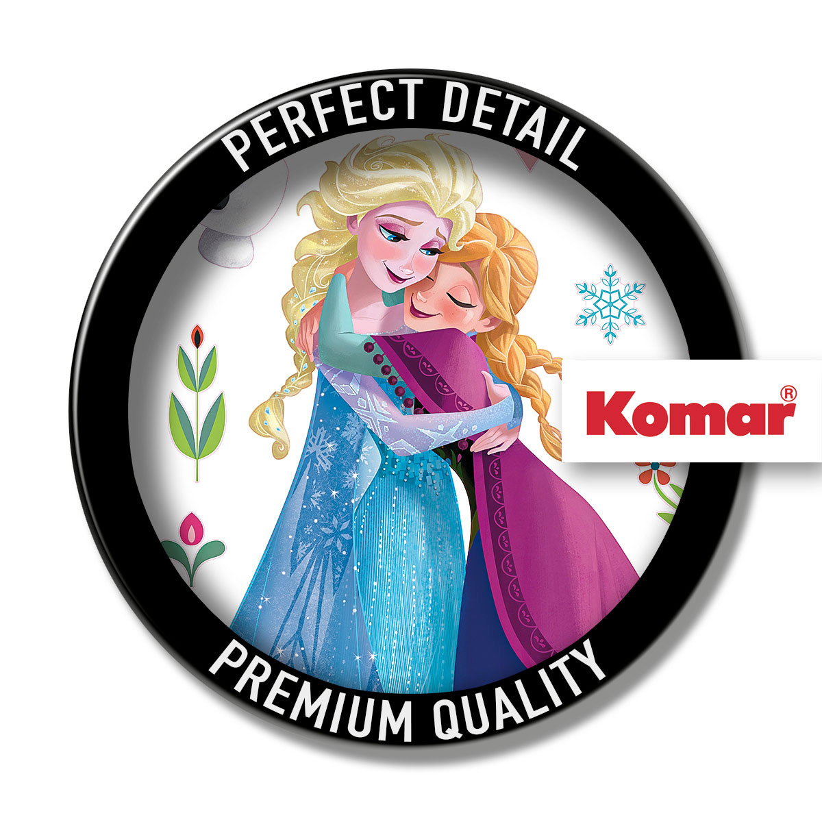 Komar  Selbstklebende Vlies Wandtattoo Frozen Nordic Summer XXL 127x200 cm Bild 3