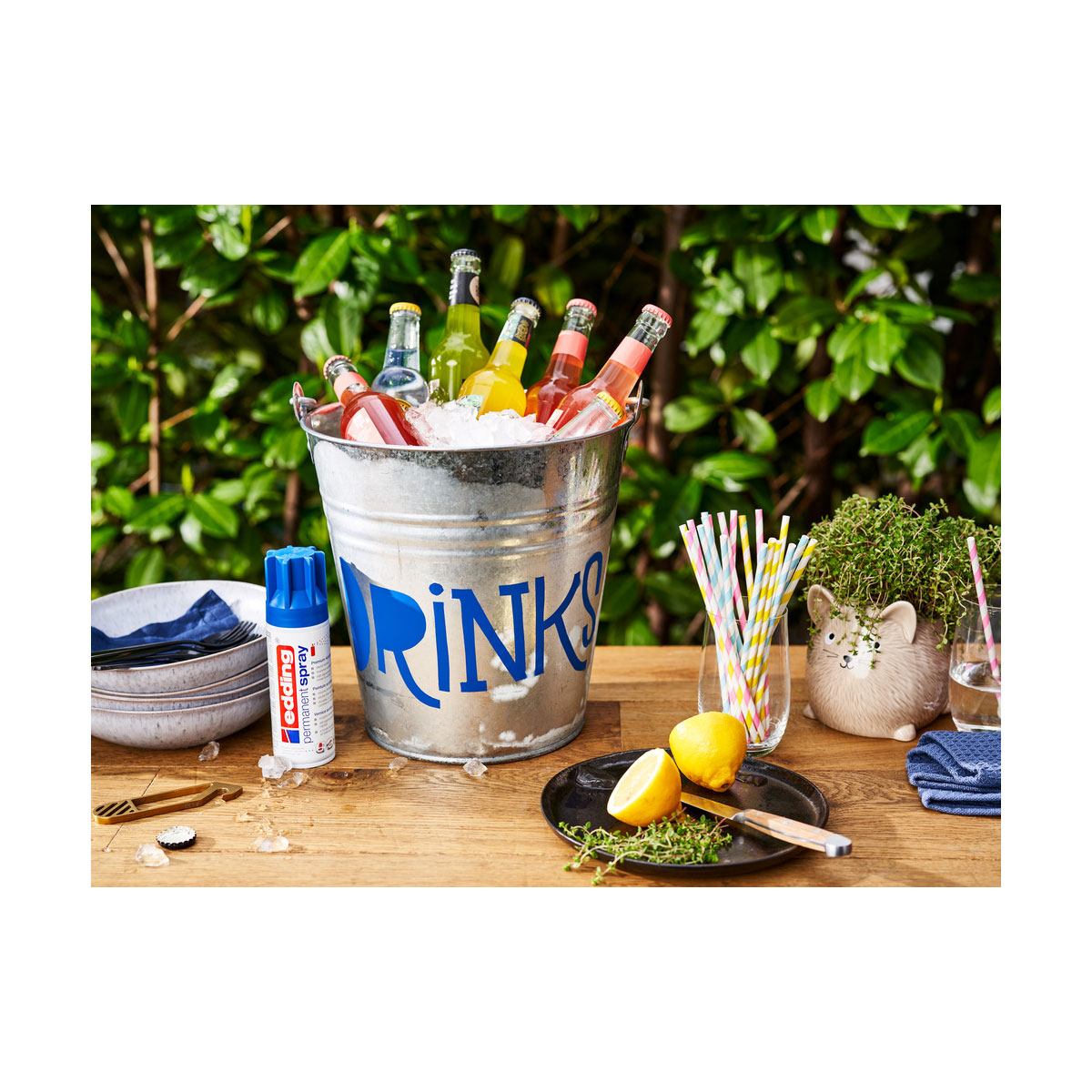 Edding  Spray 5200 enzianblau seidenmatt Bild 3