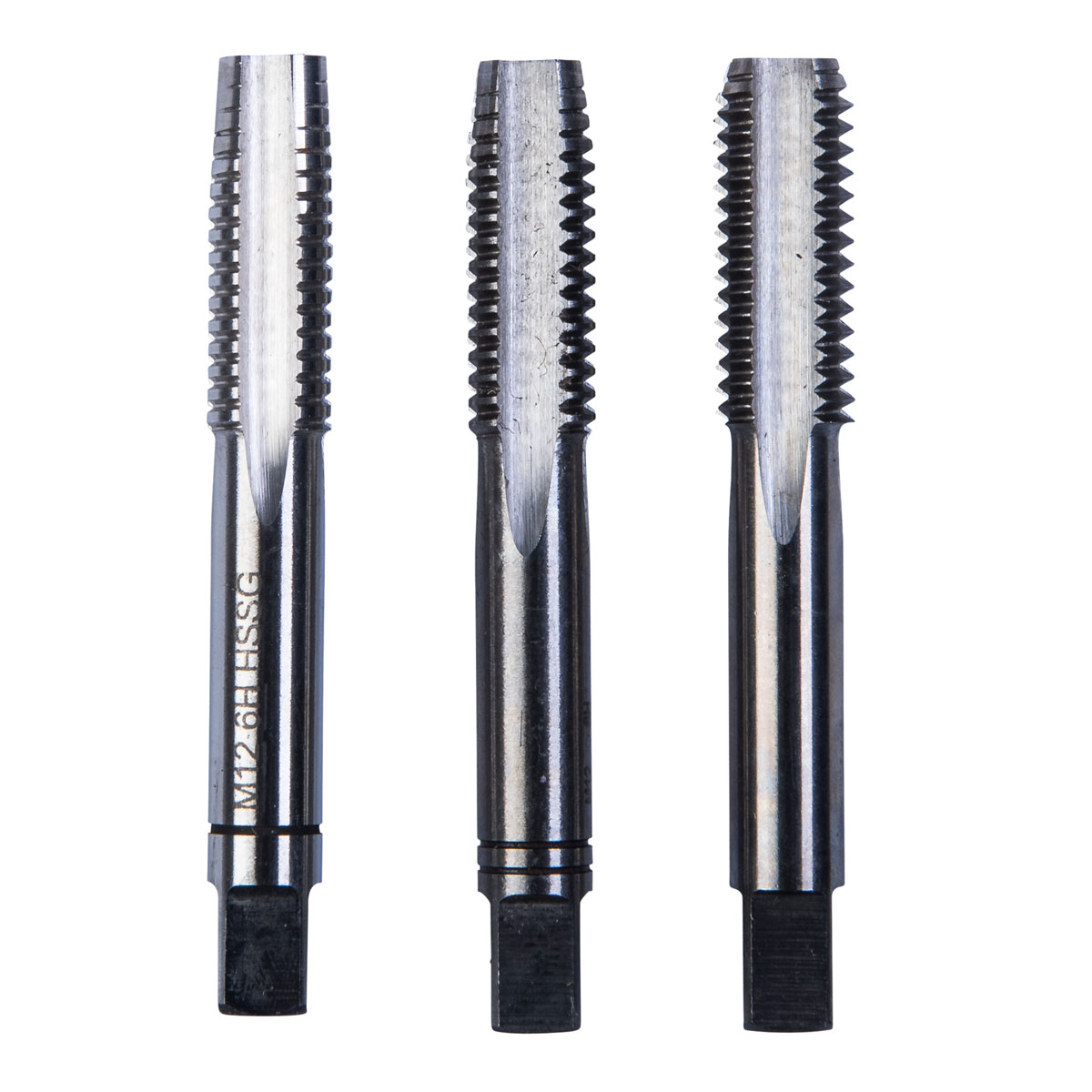 Krone Gewindebohrer-Satz HSS M12 3-teilig