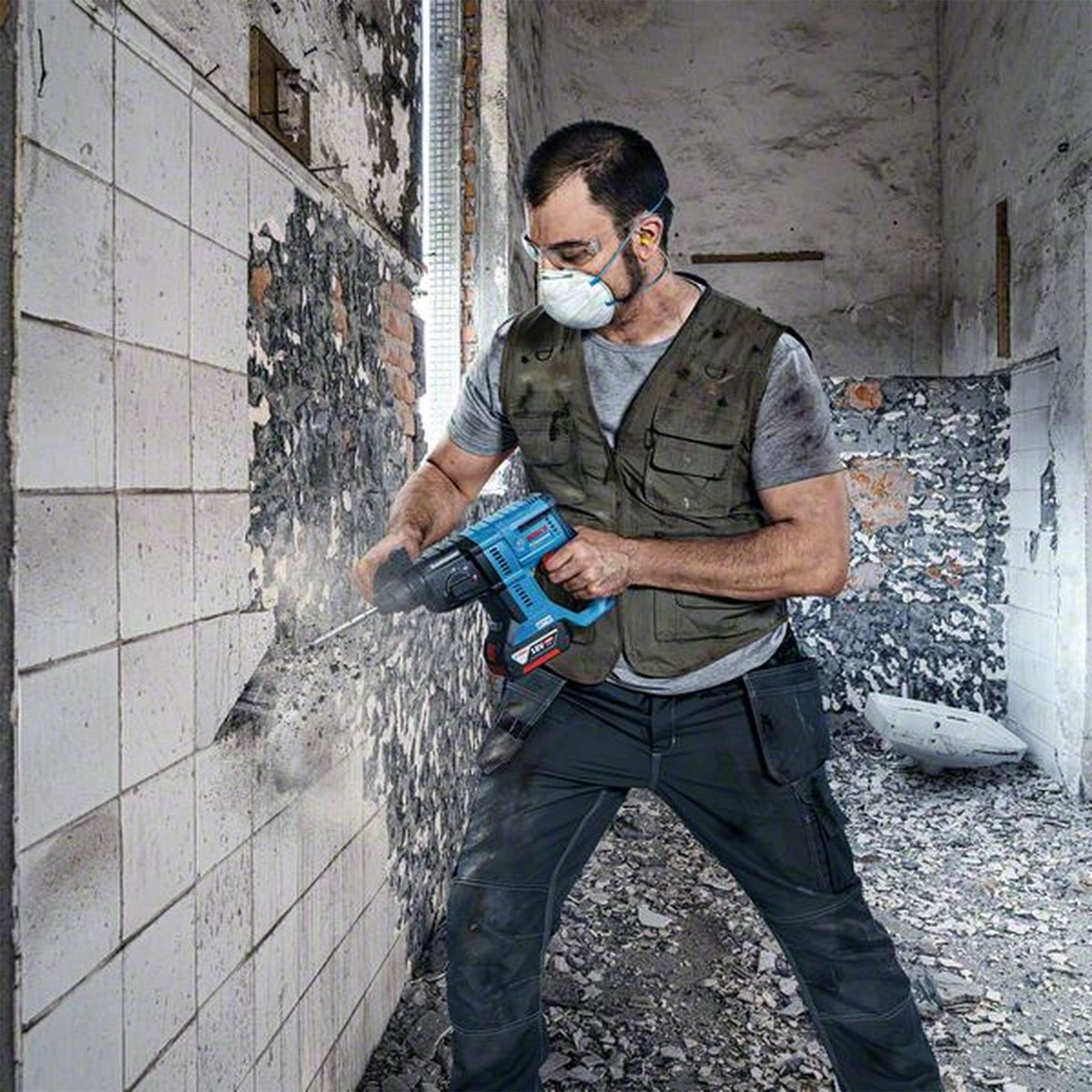 Bosch Professional  Akku-Bohrhammer GBH 18V-21 Bild 5