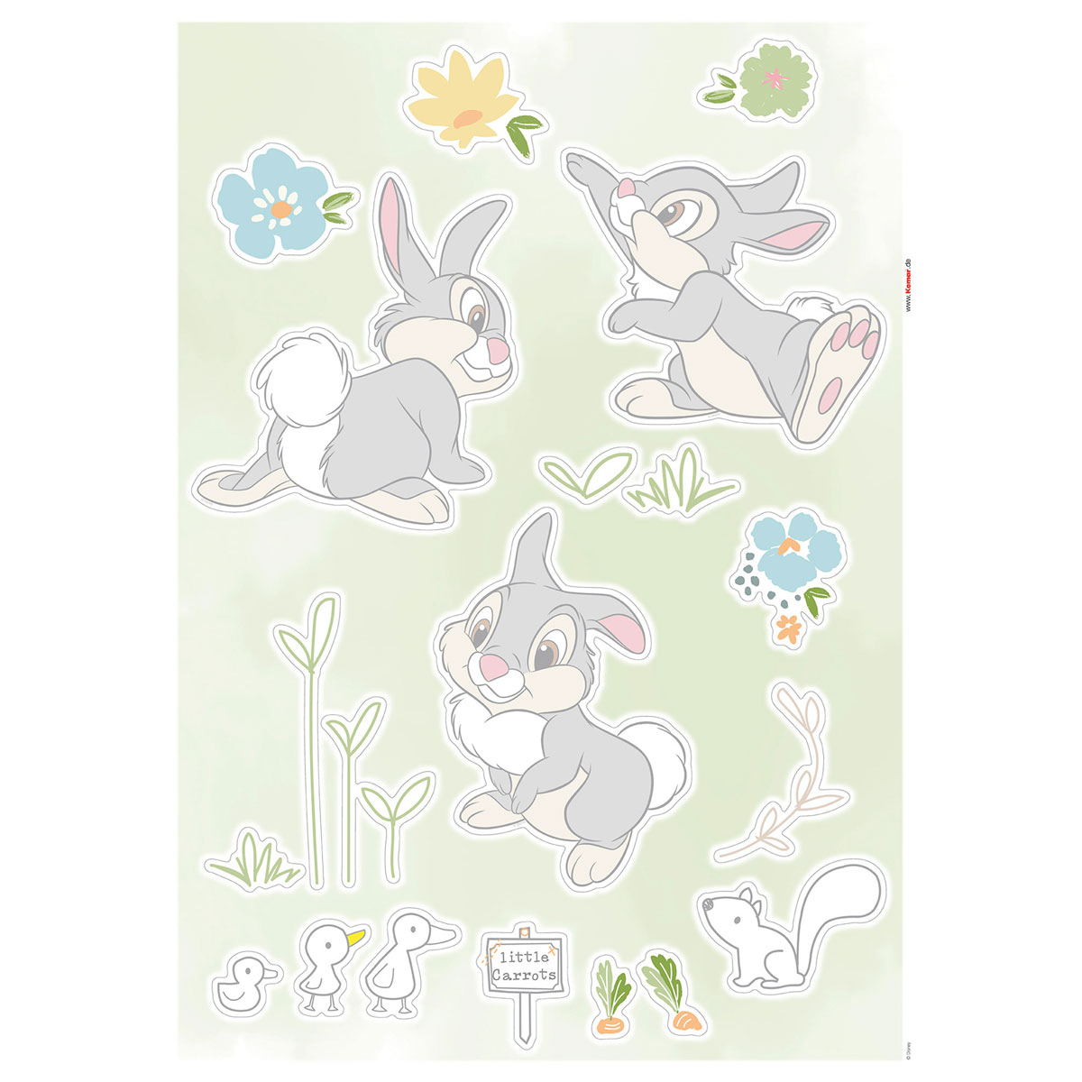 Komar  Wandtattoo Thumper in the Garden 50x70 cm Bild 2