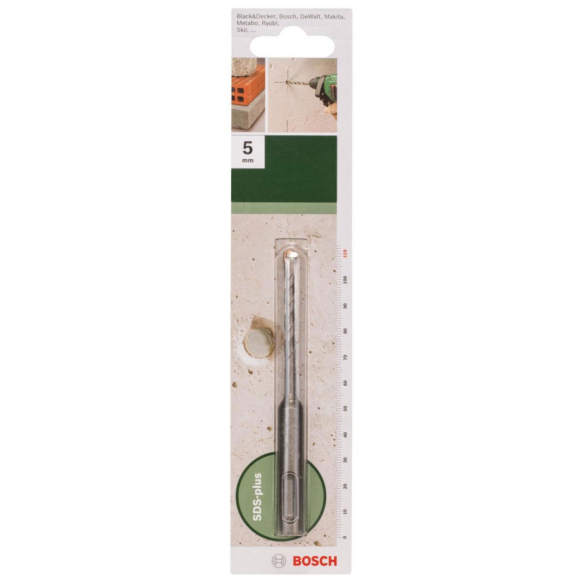 Bosch  DIY Hammerbohrer SDS-plus Durchmesser 5 x 110 mm Bild 2