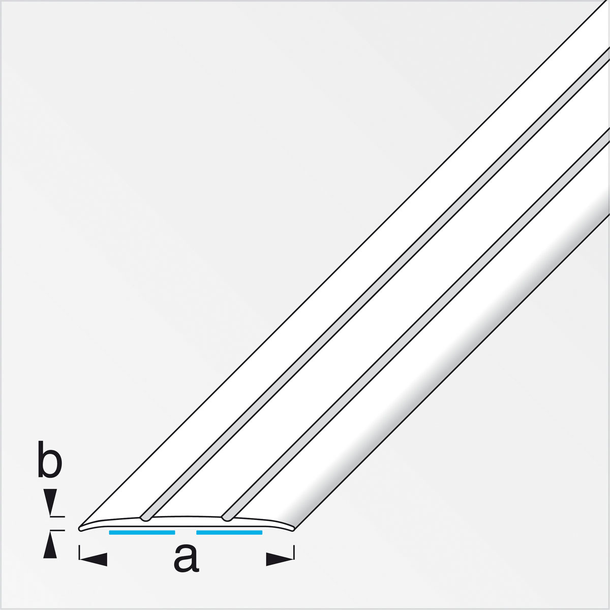 Alfer Übergangsprofil 37 x 2,5 mm 1m buche Bild 2