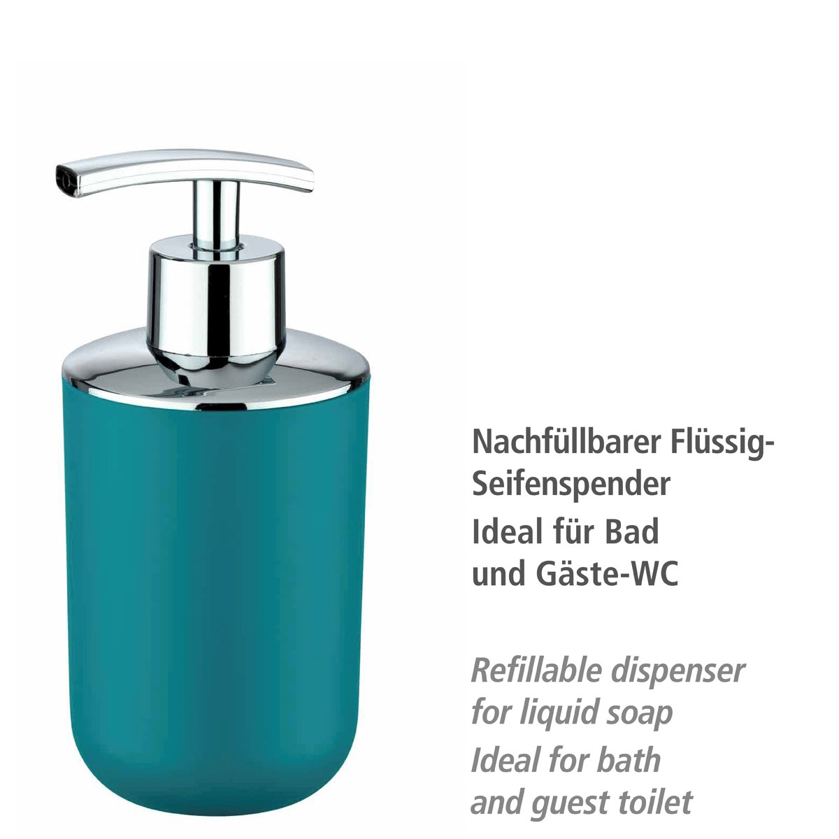 Wenko Seifenspender Brasil petrol 320 ml Bild 5