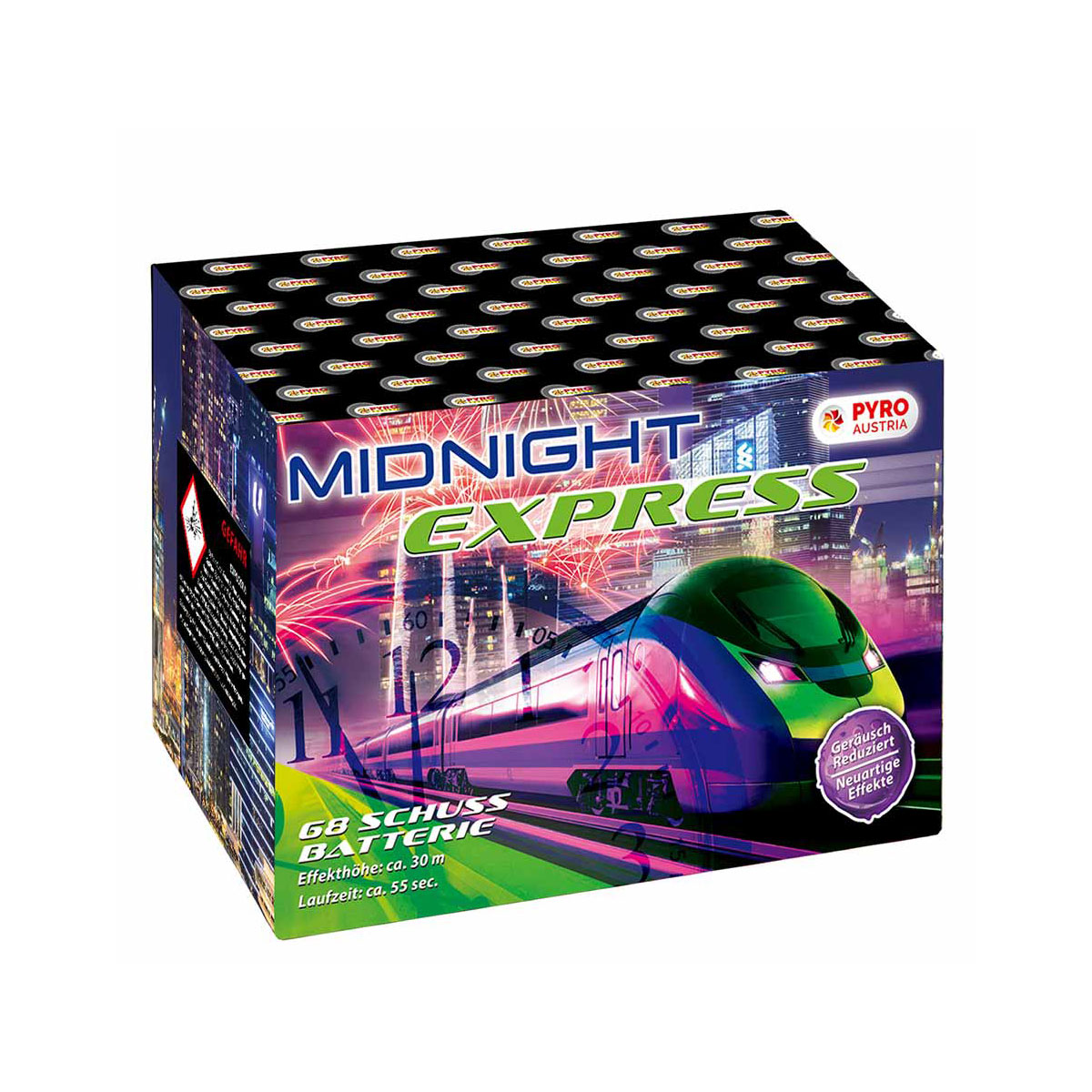 Midnight Express 68 Schuss-Batterie geräuscharm    