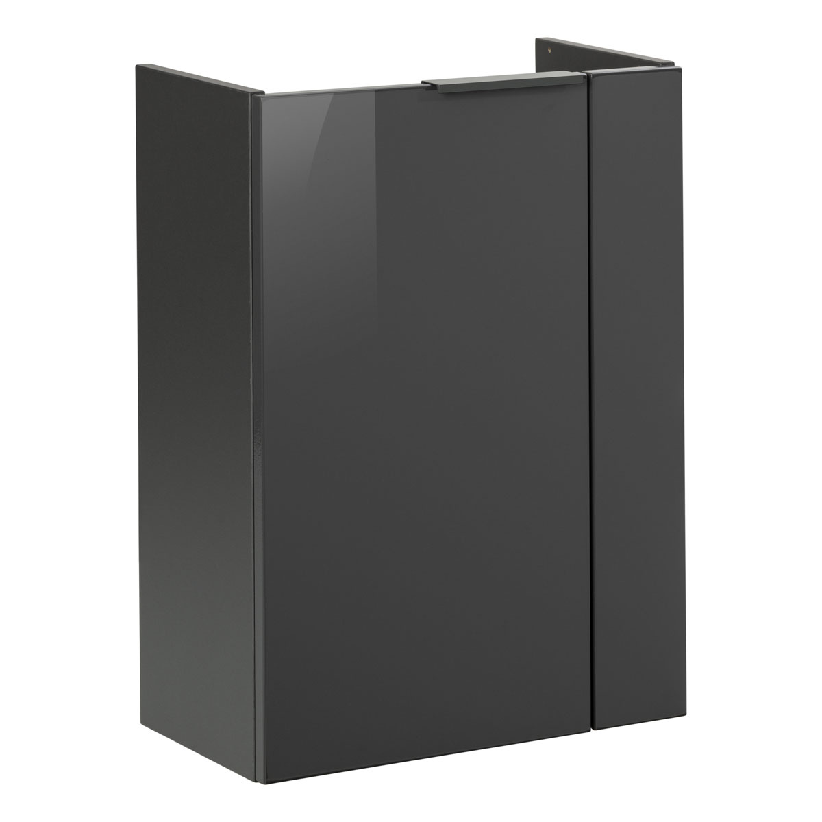 Fackelmann  Gäste-WC Waschtischunterschrank links SBC 440 x 600 x 243 mm anthrazit